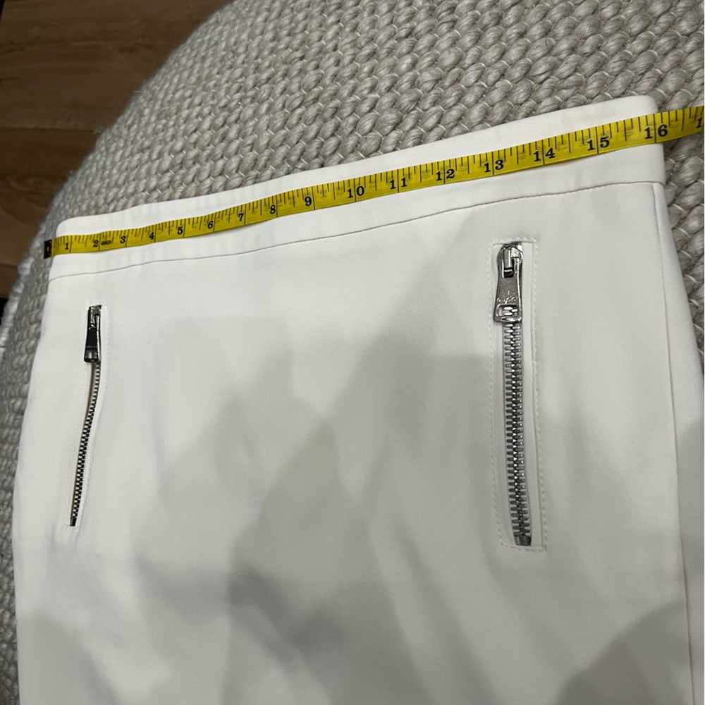 Gucci Tight Off White Zipper Miniskirt Size 42 - Picture 5 of 16